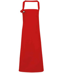 Premier Calibre Bib Apron PR130 - Red