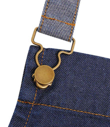 Premier District Bib Apron PR134 - PR134 Indigo Denim Detail