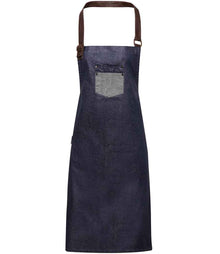 Premier Division Bib Apron PR136 - Indigo Denim