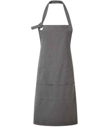 Premier Calibre Heavy Canvas Pocket Apron PR137 - Dark Grey
