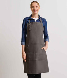 Premier Calibre Heavy Canvas Pocket Apron PR137 - PR137 Dark Grey Model