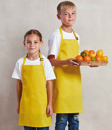 Premier Kids Bib Apron PR149 - PR149 Yellow Model