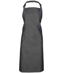 Premier 'Colours' Bib Apron PR150 - Black Denim