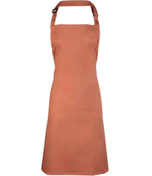 Premier 'Colours' Bib Apron PR150 - Chestnut