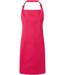 Premier 'Colours' Bib Apron PR150 - Hot Pink
