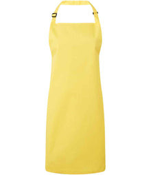 Premier 'Colours' Bib Apron PR150 - Lemon
