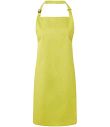 Premier 'Colours' Bib Apron PR150 - Lime Green