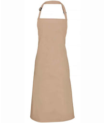 Premier 'Colours' Bib Apron PR150 - Latte