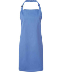 Premier 'Colours' Bib Apron PR150 - Mid Blue