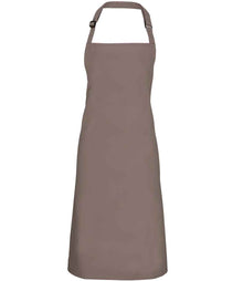 Premier 'Colours' Bib Apron PR150 - Mushroom