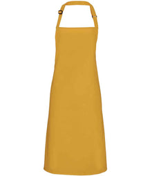 Premier 'Colours' Bib Apron PR150 - Mustard