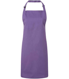 Premier 'Colours' Bib Apron PR150 - Purple