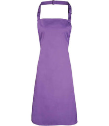 Premier 'Colours' Bib Apron PR150 - Rich Violet