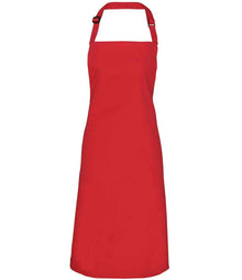 Premier 'Colours' Bib Apron PR150 - Salsa