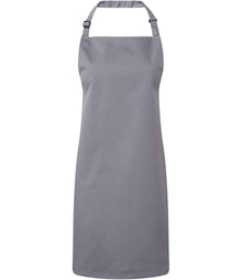 Premier 'Colours' Bib Apron PR150 - Steel