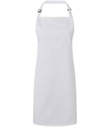 Premier 'Colours' Bib Apron PR150 - White