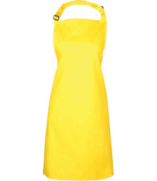 Premier 'Colours' Bib Apron PR150 - Yellow