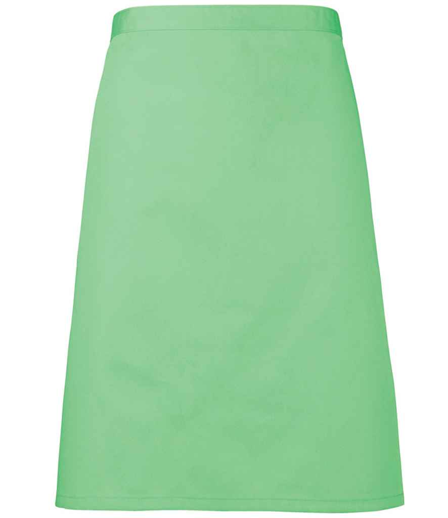 Premier 'Colours' Mid Length Apron PR151 - Apple Green