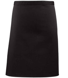 Premier 'Colours' Mid Length Apron PR151 - Black