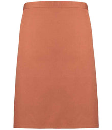 Premier 'Colours' Mid Length Apron PR151 - Chestnut