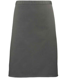 Premier 'Colours' Mid Length Apron PR151 - Dark Grey