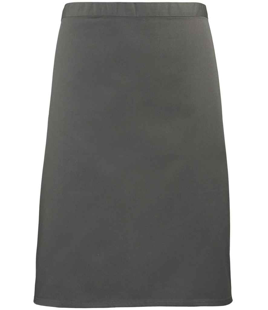 Premier 'Colours' Mid Length Apron PR151 - Dark Grey