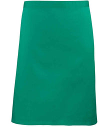 Premier 'Colours' Mid Length Apron PR151 - Emerald