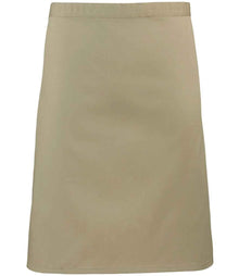 Premier 'Colours' Mid Length Apron PR151 - Khaki