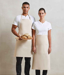 Premier 'Colours' Mid Length Apron PR151 - PR151 Natural Model
