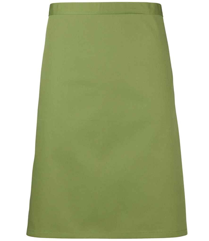 Premier 'Colours' Mid Length Apron PR151 - Oasis Green