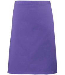 Premier 'Colours' Mid Length Apron PR151 - Purple