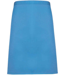 Premier 'Colours' Mid Length Apron PR151 - Sapphire Blue