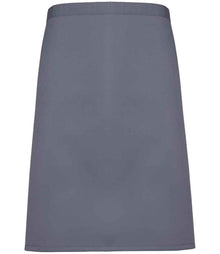 Premier 'Colours' Mid Length Apron PR151 - Steel