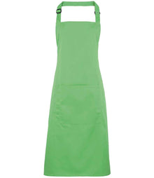 Premier 'Colours' Bib Apron with Pocket PR154 - Apple Green