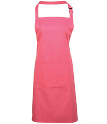 Premier 'Colours' Bib Apron with Pocket PR154 - Fuchsia