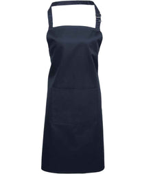 Premier 'Colours' Bib Apron with Pocket PR154 - Navy