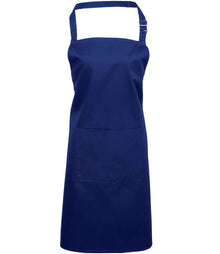 Premier 'Colours' Bib Apron with Pocket PR154 - Royal Blue