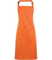 Premier 'Colours' Bib Apron with Pocket PR154 - Terracotta