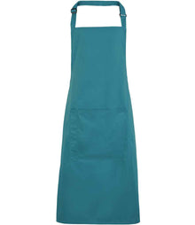 Premier 'Colours' Bib Apron with Pocket PR154 - Teal