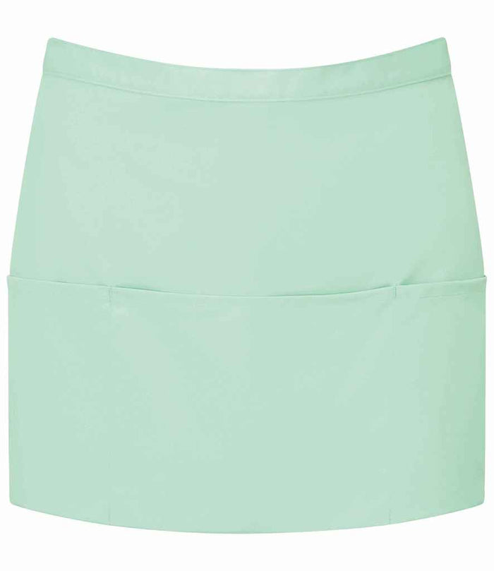 Premier 'Colours' 3 Pocket Apron PR155 - Aqua