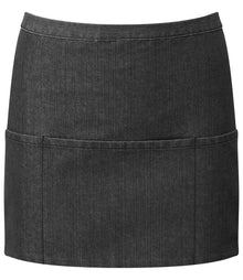 Premier 'Colours' 3 Pocket Apron PR155 - Black Denim