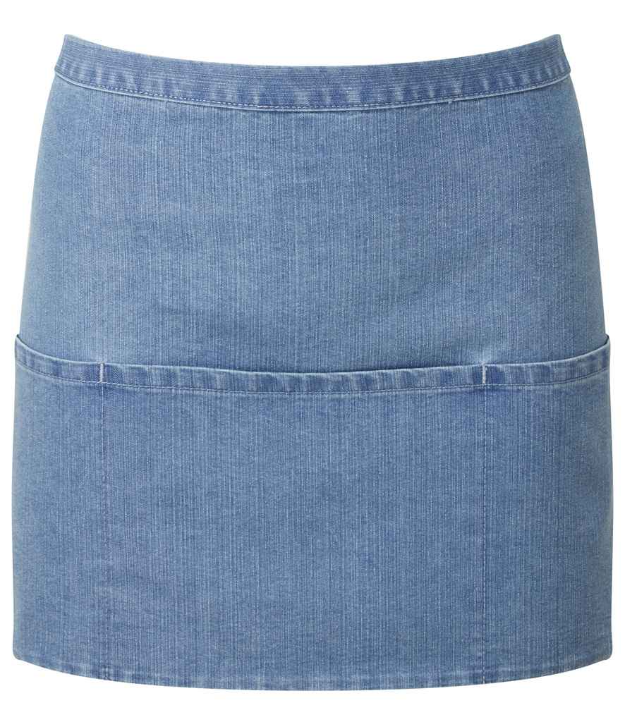Premier 'Colours' 3 Pocket Apron PR155 - Blue Denim