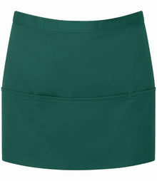 Premier 'Colours' 3 Pocket Apron PR155 - Bottle Green