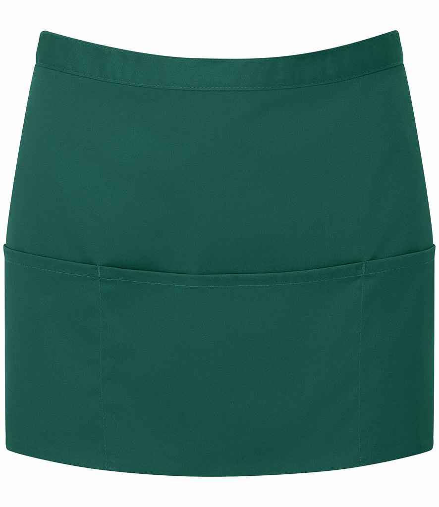 Premier 'Colours' 3 Pocket Apron PR155 - Bottle Green