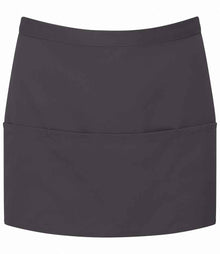 Premier 'Colours' 3 Pocket Apron PR155 - Charcoal