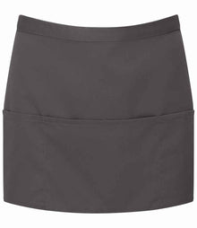 Premier 'Colours' 3 Pocket Apron PR155 - Dark Grey