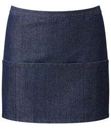 Premier 'Colours' 3 Pocket Apron PR155 - Indigo Denim