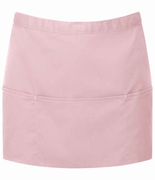 Premier 'Colours' 3 Pocket Apron PR155 - Pink
