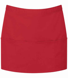 Premier 'Colours' 3 Pocket Apron PR155 - Red