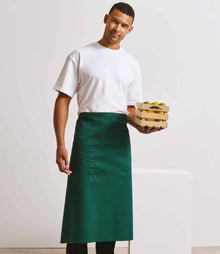 Premier 'Colours' Bar Apron PR158 - PR158 Bottle Green Model